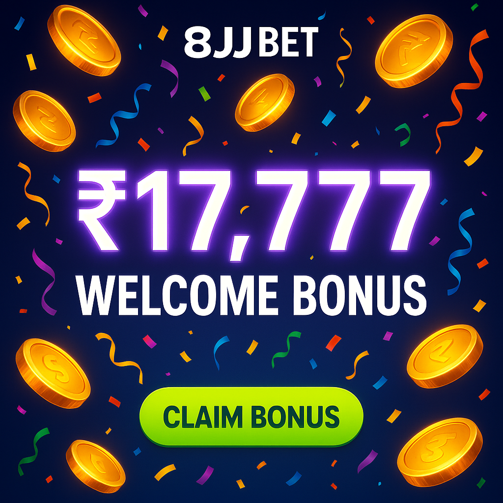 8JJ Bet Bonus – ₹17,777 Welcome Offer